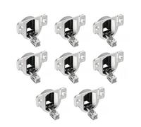 Lot de 8 charnières de rechange pour Blum - 110 degrés - À visser - Compact 33
