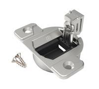 Lot de 8 charnières de rechange pour Blum 33.3600, compactes à vis sur cadre d'ouverture de 110 degrés, charnières de porte d'armoire, remplacent les charnières Blum d'origine (avec vis, plaque de