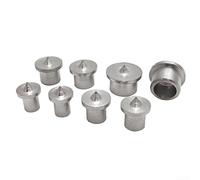 Lot de 8 chevilles creuses pour le travail du bois pour aligner les trous et connecter des modules en bois avec guide de perçage