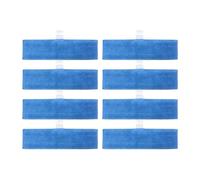 Lot de 8 chiffons de nettoyage en microfibre lavables et réutilisables, compatibles avec Polti Moppy et les accessoires de nettoyage ménager for machines à vapeur