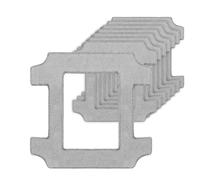 Lot de 8 Chiffons de Nettoyage pour ECOVACS Winbot W2S / W2S Omni Robot Nettoyeur, Rechange Tampons de Nettoyage Serpillières Réutilisable et Lavable