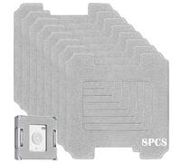 Lot de 8 Chiffons Microfibre Lavables pour Ecovacs Winbot, Compatible avec W1, W1 Pro, W2, W2 Pro Omni, W2s Omni - Pour Robot Laveur de Vitres - Compatible avec Winbot