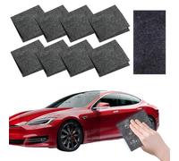 Lot de 8 Chiffons Nano Anti-Rayures pour Voiture, Efface Rayures Rapide, Compatible Toutes Couleurs de Carrosserie, Réparation Éraflures Légeres sans Polissage, Tchiffon Multifonction
