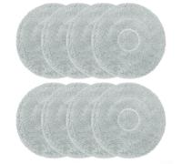 Lot de 8 chiffons robustes compatibles avec Cecotec pour aspirateur robot Spin Ai Conga M100 pour une fixation sans couture et une performance durable dans le nettoyage domestique