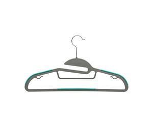 Lot de 8 Cintres bi-matière avec revêtement Anti Glisse - Five