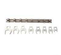 Lot de 8 clés à molette 3/8" pour tailles de pieds impériales, essentielles pour la mécanique et les projets domestiques