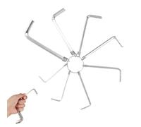 Lot de 8 Clés Allen métrique Clé hexagonale Ensemble de clés Clés Six Pans Mâle Coudée pour Vélos Motos, Voitures, Meubles, Électroménagers