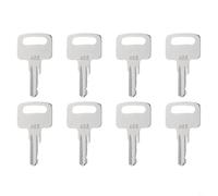 Lot de 8 clés d'allumage compatibles avec la pièce 455 pour engins de chantier lourds, y compris chariots élévateurs et ascenseurs