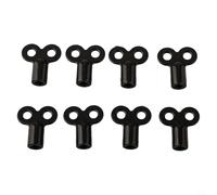 Lot de 8 clés de purge de radiateur en alliage de zinc avec prise carrée de 5 mm pour purge d'air facile et réduction du bruit en centre