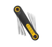 Lot de 8 clés hexagonales pliables en acier au carbone traité thermiquement pour un usage domestique et professionnel