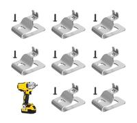 Lot de 8 clips de ceinture pour Dewalt N26824, outil de ceinture avec vis en acier inoxydable pour Dewalt, outils de crochet pour outils électriques 20 V