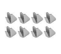 Lot de 8 clips de fixation amovibles pour étagère d'armoire en métal pour armoires de garage Husky (7 mm)