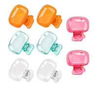 Lot De 8 Clips De Protection Pour Brosse À Dents, Capuchon De Tête De Brosse À Dents Portable, Adapté À Un Usage Quotidien Et Aux Voyages (Couleurs Aléatoires)