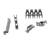 Lot de 8 clips de roulement en plastique pour panier inférieur de lave-vaisselle compatibles avec Bosch Siemens 00611472