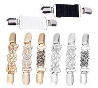 Lot de 8 clips vintage pour cardigan et robe en tricot pour femme, clip cinch pour pull, écharpe, col, veste, manteau, porte-manches pour femme