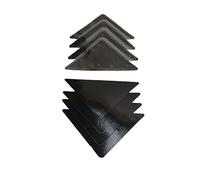 Lot de 8 Coins de Tapis Antidérapant - Lavables et Réutilisables - Adhésif Antiglisse - Aide à la Mobilité - Plus de Sécurité - Évite de Glisser - Coins de Tapis Repositionnables