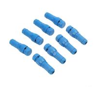 Lot de 8 connecteurs rapides en T pour câble basse tension, bornes IDC étanches en laiton et nylon pour éclairage de paysage, 12-20 AWG, jusqu'à 500 W, jaune (bleu)