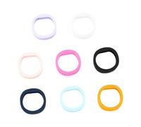 Lot de 8 coques de protection en silicone pour RingConn Gen 2/2 Air, manchons élastiques anti-chute et anti-poussière en tailles S/M/L, souples et résistants aux chocs pour un usage quotidien (M)