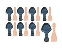 Lot de 8 coupelles à raclette et 8 pelles en bois pour Poêlon, spatule raclette Raclette, gril, Wok AS306001, AS306003 TEFAL,