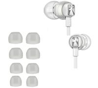 Lot de 8 coussinets de rechange en silicone pour écouteurs Sennheiser CX 300S, CX 6.00BT, CX 5.00, CX 7.00 Momentum, transparents
