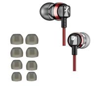 Lot de 8 coussinets de rechange en silicone pour écouteurs Sennheiser CX 300S, CX 6.00BT, CX 5.00, CX 7.00 Momentum, gris