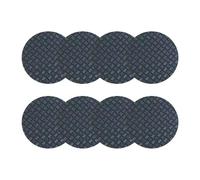 Lot de 8 coussins de tapis de course pour tapis de course - Anti-vibrations - Double face - Équipement de fitness rond - Pour machine à laver