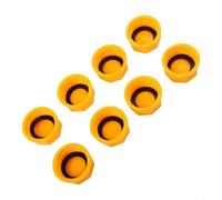 Lot de 8 couvercles de réservoir de carburant pour réservoirs de 18 litres avec joint étanche à filetage grossier, portables pour un transport facile