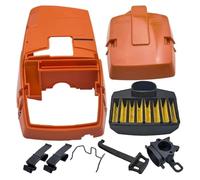 Lot de 8 couvercles filtre à air for cylindre supérieur tronçonneuse Husqvarna 362 365 371 372, support clip coude d'admission, pièce rechange