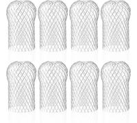 Lot de 8 Crapaudine de Gouttière en Aluminium, Filtres de Gouttière Flexible et Durable