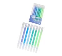 Lot de 8 crayons à encre gel acrylique avec colorants discrets pour les yeux, design estompable pour la création artistique et l'écriture. Crayons superposés