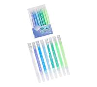 Lot de 8 crayons à encre gel acrylique avec colorants doux pour les yeux, design estompable pour la création artistique et l'écriture, crayons ergonomiques