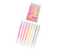 Lot de 8 crayons à encre gel acrylique avec colorants doux pour les yeux, design estompable pour la création artistique et l'écriture, crayons ergonomiques