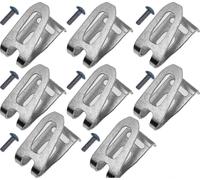 Lot de 8 crochets de ceinture avec vis pour Makita 346449-3 324705-1 346034-2 346317-0