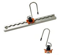 Lot de 8 crochets de montage sur rail d'aviation pour camionnettes, camping-cars, remorques, ateliers, construction robuste pour canaux de voie standard