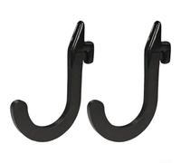 Lot de 8 crochets en J pour entraînement de force pour supports de musculation, cages de squat et cadres de développé couché supportant un trou de montage de 16 à 25 mm de diamètre