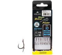 Lot de 8 crochets Mikado Method Feeder MF13 - Avec pointe/aiguille - Fil tressé (#8)