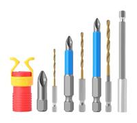 Lot de 8 de tournevis | 8 outils de travail du bois et accessoires avec fermeture à vis, pilote antidérapant de précision, rallonge d'outils à haute aimant pour la réparation d'appareils