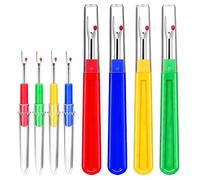 Lot De 8 Decoud Vite Couture, 4 Grands & 4 Petits Decouseur Fil Couture pour Un Découdrage Précis, Réparations de Tissus, Travaux de Couture DIY et Utilisation comme Coupe Fil ou Passe Fil Couture