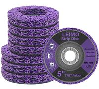 Lot de 8 disques de décapage pour meuleuse d'angle, roue de décapage de peinture pour meuleuse d'angle (10,2 x 1,6 cm et 12,7 x 2,2 cm)