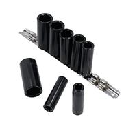 Lot de 8 douilles à choc SAE impériales profondes 3/8" - 13/16"