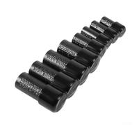 Lot de 8 douilles de robinet en acier inoxydable, pour cliquet d'entraînement 1/4" et 3/8" et rallonge avec prise en main sûre pour robinets métriques et fractionnaires jusqu'à 1/2"