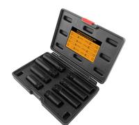 Lot de 8 douilles professionnelles cannelées pour un retrait facile des roues et des changements de pneus