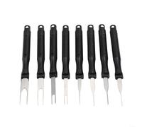 Lot de 8 écarteurs de broches en acier inoxydable pour fixation de harnais | Extraction rapide des broches, aucune ouverture de terminal nécessaire, design push-and-pull pour gagner du temps de