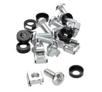 Lot de 8 écrous captifs M6 pour armoire - Écrous cages, boulons et rondelles - Zinc