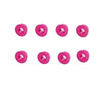 Lot de 8 écrous de verrouillage dentelés en aluminium M5 5 mm à bride en nylon pour Traxxas UDR Traxxas Maxxs 89086-4 89076-4 85086-4 Pièces de mise à niveau Violet