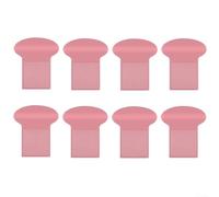 Lot de 8 élévateurs pour abattant de toilettes - Accessoire de salle de | Sans contact, évite, s'adapte aux sièges standard, couleurs rose et vert, facile à nettoyer