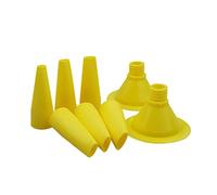 Lot de 8 embouts à calfeutrer pour saucisses 4-10 mm - Buses de calfeutrage - Buse de calfeutrage pour truelle en vrac - Outil d'extension et applicateur