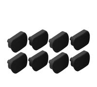 Lot de 8 embouts en gel de silice de rechange pour friteuse à air comprimé en métal et silicone résistant à la chaleur jusqu'à 480F250 - Robuste et résistant aux rayures - Conforme aux normes