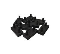 Lot de 8 Embouts Noirs pour sommier Altolattes - ALTOLATTES -