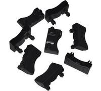 TITANIUM - Lot de 8 Embouts Noirs pour sommiers Titanium - Altobuy Noir